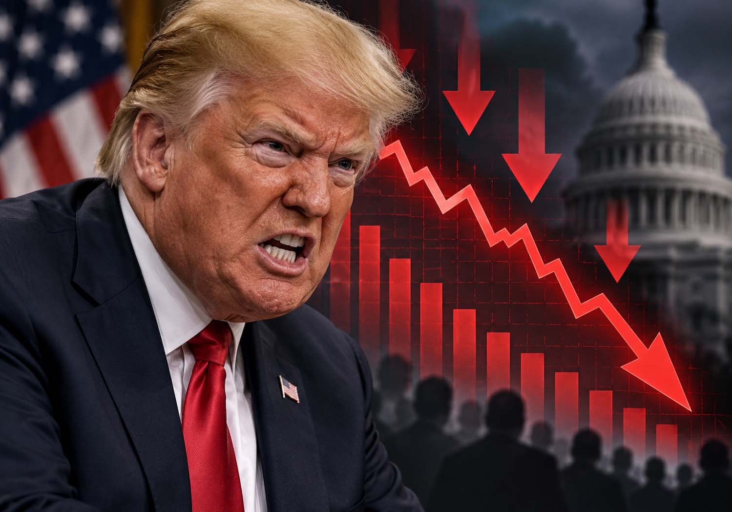 Президент США Дональд Трамп, рейтинг схвалення якого впав до 31% за результатами опитування Reuters/Ipsos у жовтні 2026 року