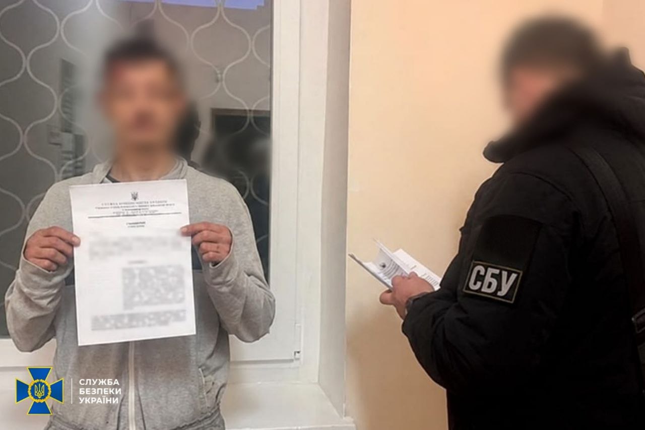 Затриманий російський військовослужбовець Леонід Рижиков на фото СБУ